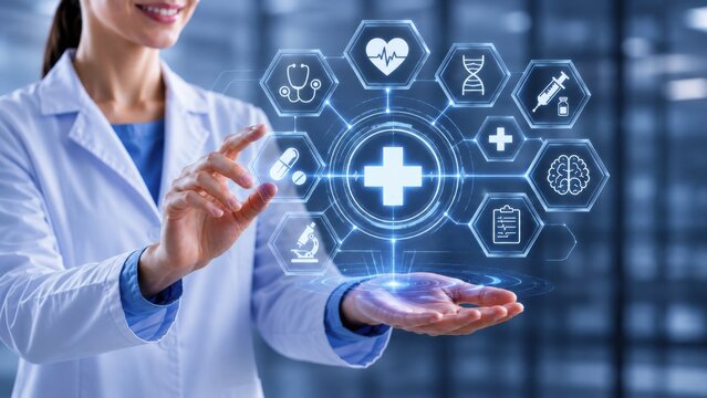 Digital Healthcare Ecosystem Interface Concept