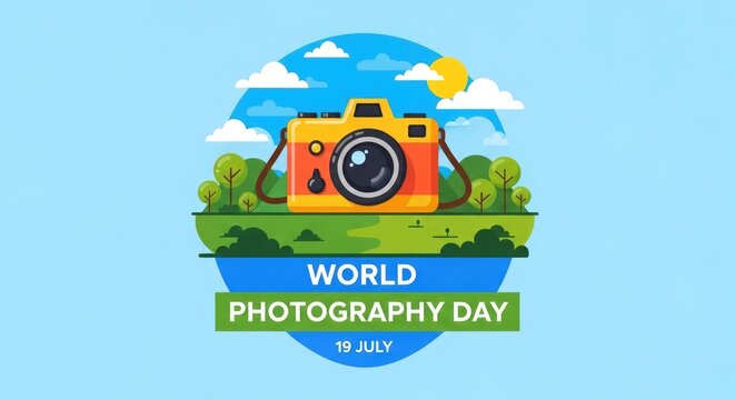 Celebrating world photography day on july 19th with cameras and nature