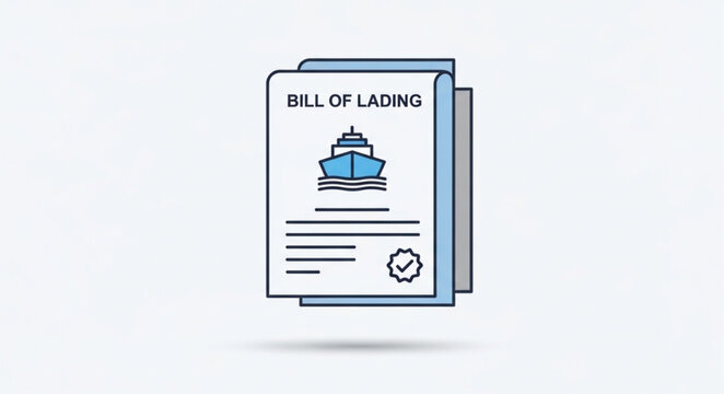 Bill of Lading Document Illustration