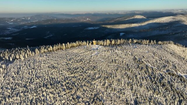 High Altitude Aerial Orbit Barania Gora Observation Tower
