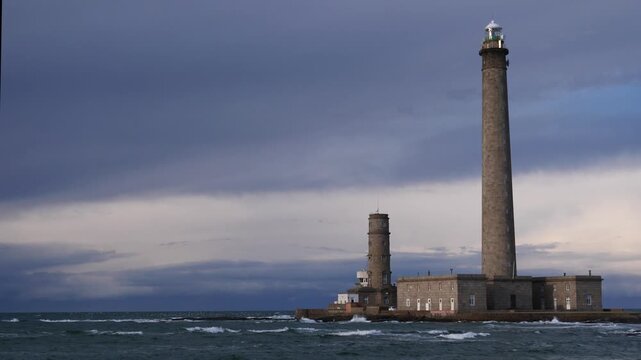 Gatteville Lighthouse in the Cotentin Peninsula, Manche, France