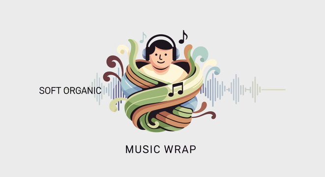 Person with headphones listening to music pixel art
