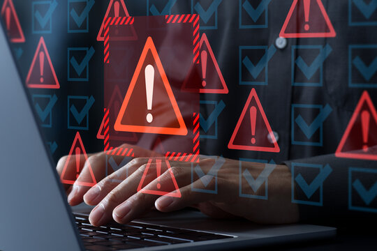 Hackers identify and exploit security vulnerabilities in software and systems to launch attacks. Cyberattack concept.
