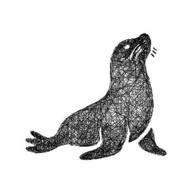 Sketch seal icon design