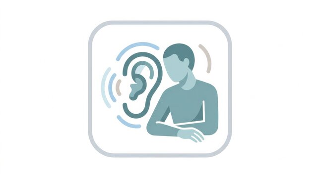 A visual representation of workplace violence prevention focuses on the act of listening and de-escalation techniques used in difficult situations.