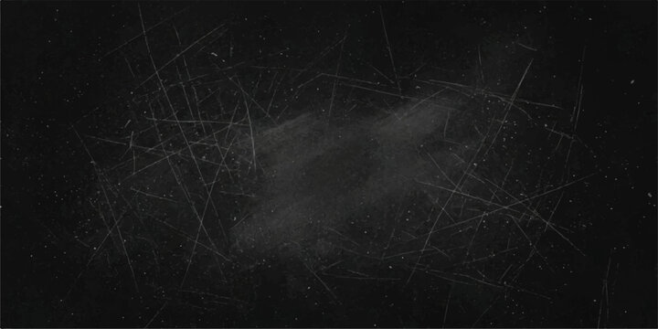 A gritty, scratched blackboard with faint chalk dust smudges, suggesting erased lessons or creative sessions in a classroom.
