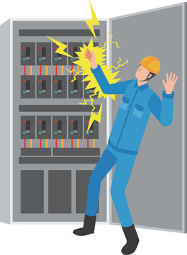 配電盤作業時の感電事故
