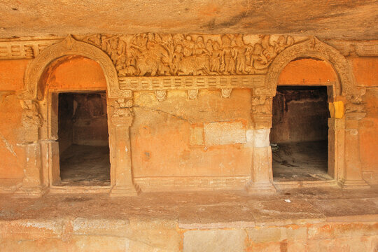 Udayagiri and Khandagiri caves  partly artificial caves of archaeological, historical and religious importance south of the city of Bhubaneswar in Odisha, India.