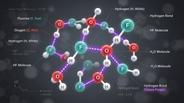 Molecular structure diagram with atoms and bonds