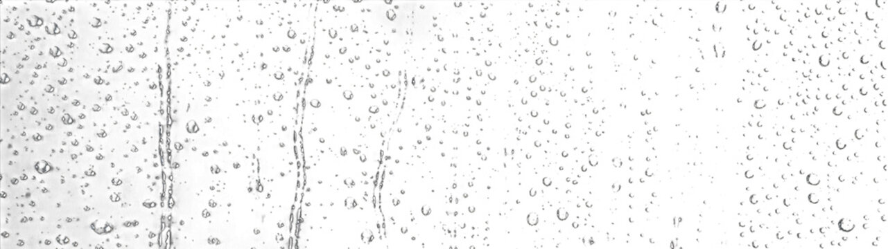 Water drops window glass clear reflection rainy texture overlay transparent background