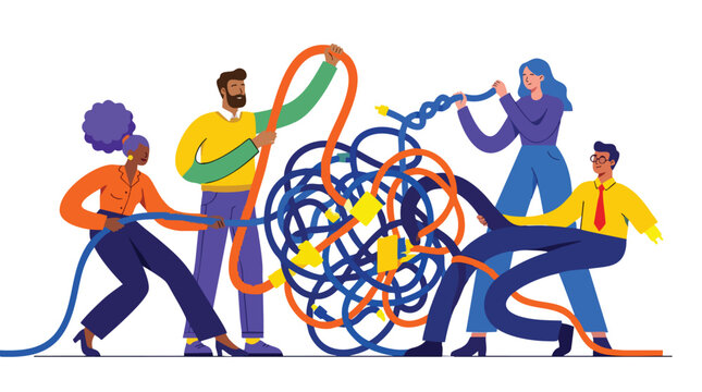 Strategic enterprise problem solving and collaborative synergy to resolve operational complexity and unlock digital connectivity