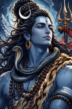 Traditional Mahashivratri Pradosh Vrat Masik Shivratri Nishita Kaal Sital Sasthi puja of Bhagwan Shiv Shankar Bhujang Mahadev Gangadhar Bholenath Mahakal Parvati ShivShakti