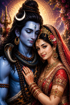Traditional Mahashivratri Pradosh Vrat Masik Shivratri Nishita Kaal Sital Sasthi puja of Bhagwan Shiv Shankar Bhujang Mahadev Bholenath Mahakal Parvati ShivShakti