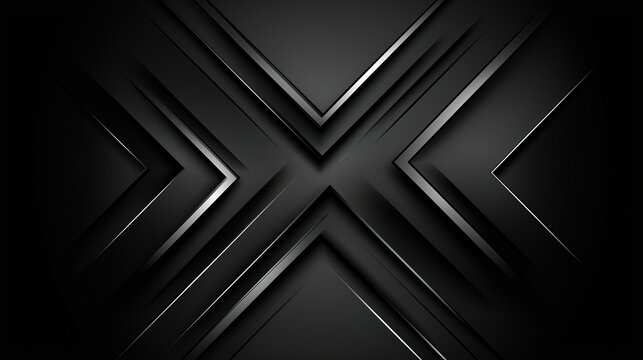 converging. Sleek metallic arrows decreasing in size, converging to a point. product launch decks, UI/UX mockups, designed for data visualization dashboards and holographic UIs, used by researchers.