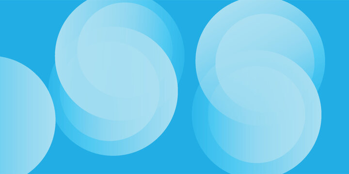 Abstract blue background with circles. Used to decorate advertisements, publications, Eps10 vector