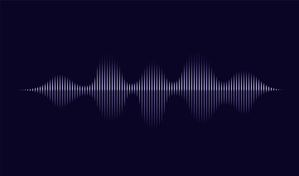 Sound noise level for wave science recording and music soundwave audio. Circle decibel glowing for rhythm background vector and equalizer abstract digital. Sound graphic line for wave voice.