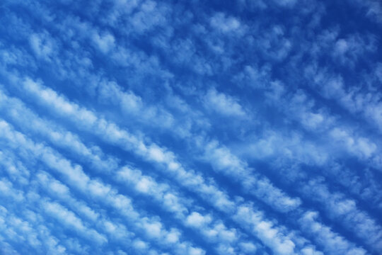 Sky landscape with clouds in pastel colors