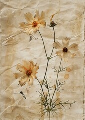 Obraz premium Cosmos flower asteraceae graphics.