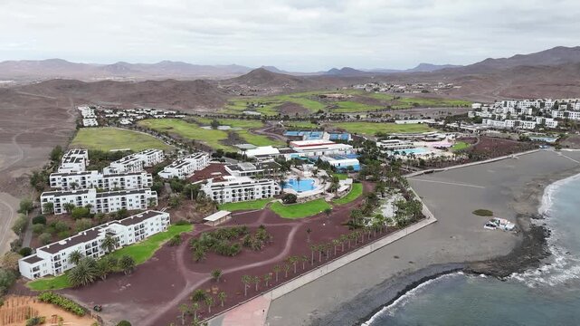 Cala de las Playitas village sur la plage &agrave; Fuerteventura aux canaries