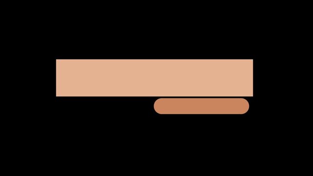 simple lower third for editing video, or event, and organizer, ceremonial, smooth motion graphic, 4k