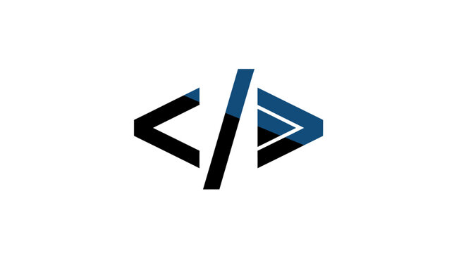Abstract symbol design with a modern look and a simple, clean and minimalist style