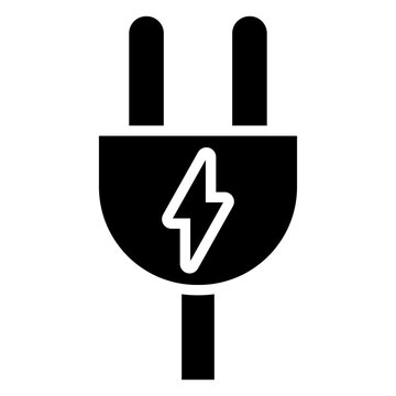 Charging icon vector. Electric plug Illustration sign. Electricity symbol. Charge logo.