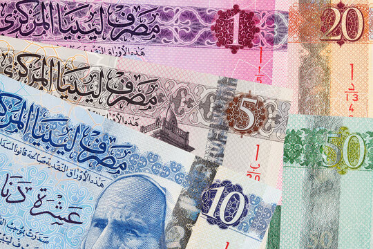 Libyan dinar a business background