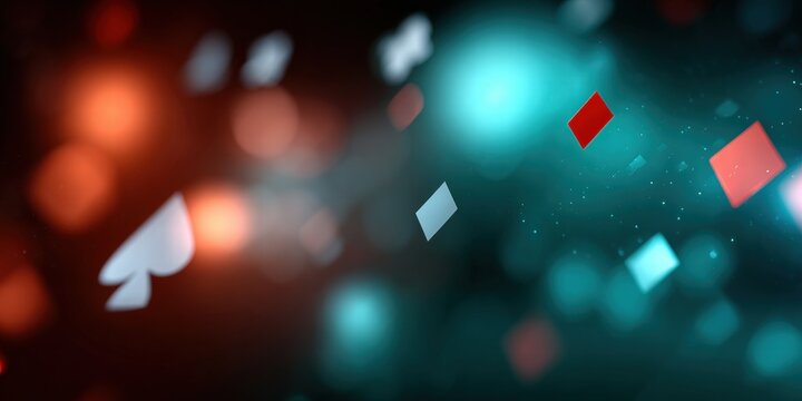 Dynamic Card Game with Falling Playing Cards