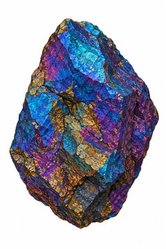 Vector illustration of bornite mineral