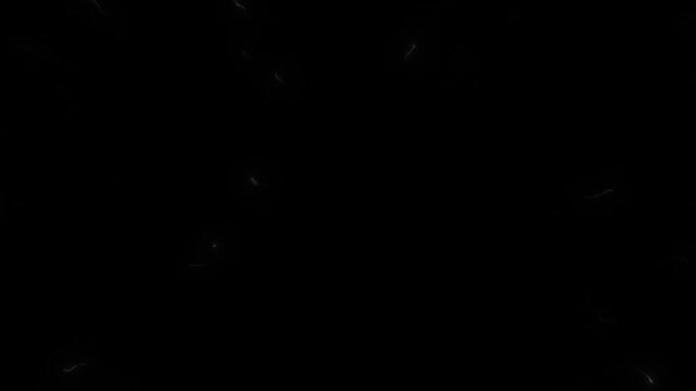 White halo trailing shockwave particle effect. Dissipating wave creates a magical explosion shockwave effect on a transparent background. Glowing shockwave particles. Overlay template.