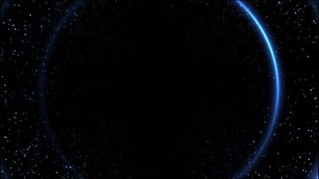 Blue shock wave light effect, Blue technology style shockwave. 4K explosion shockwave effect and diverging waves on transparent background. Glowing shockwave particles. Overlay template.