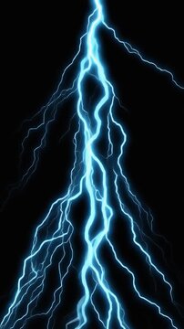 ネオンブルー電撃スパークエフェクト