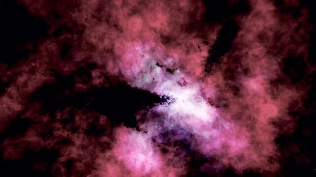 Interstellar Nebula
Animation of a massive interstellar nebula in deep space, composed of giant clouds of hydrogen and helium gas.