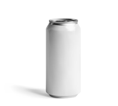 Basic RGBBeer can. Beer can mockup packaging label design. Aluminum product drink container branding. Cold soda beverage isolated template background.