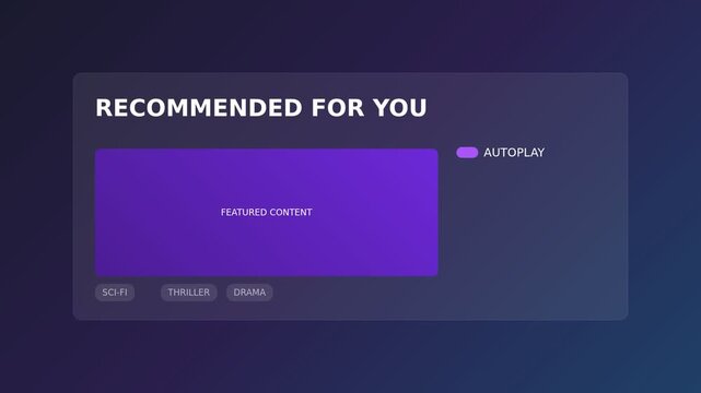 Streaming subscription activation interface animation. Minimalist flat design motion graphics with premium account confirmation. Professional vertical mobile app UI display 