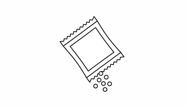 Opened condom package with spilled condoms, safe sex concept, health and protection