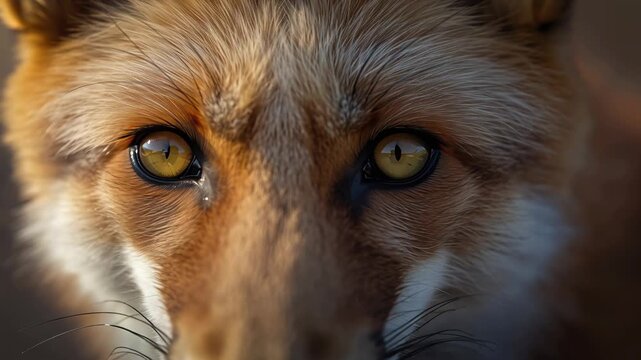 Red red fox close up portrait animal wildlife with golden eyes soft fur evocative close up