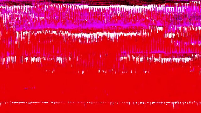 Colorful Digital Glitch Distortion Background with RGB Pixel Noise and Data Corruption Effect