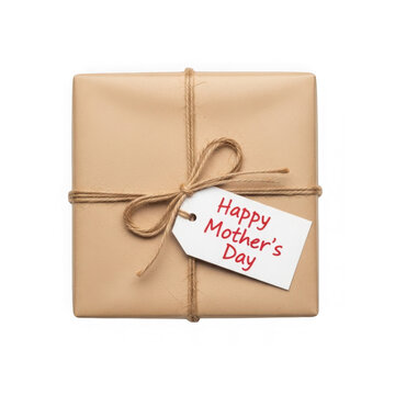 Brown paper package with a red fragile gift tag