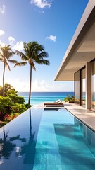 Fototapeta premium Tropical infinity pool