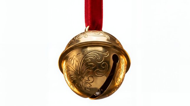 golden medal with red ribbon