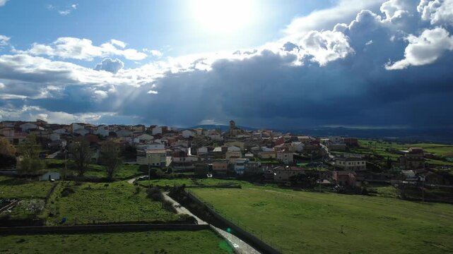 panorama of the village