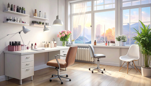 Manicure salon interior design