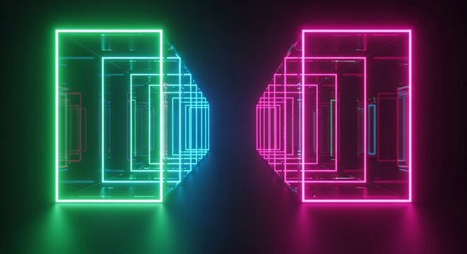 Neon Divide: A Deep Dive into Electric Hues