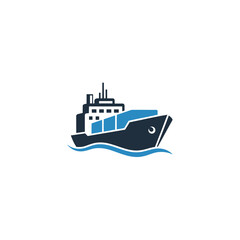 Large Cargo Ship Sailing Ocean. © zelinazafer
