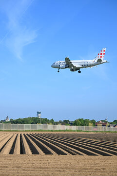 avion atterrissage Brussels Airport Brussels Airlines