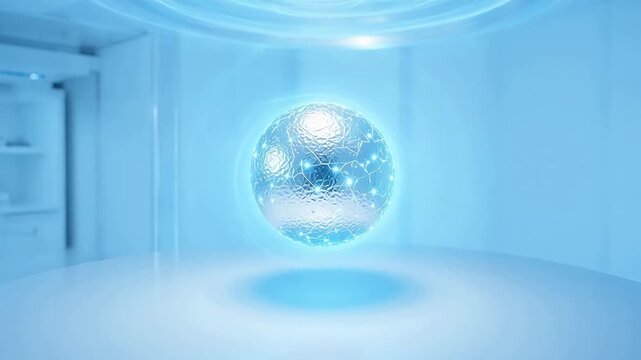 Quantum Illumination: A Nanoparticle Suspended in Compressed Light