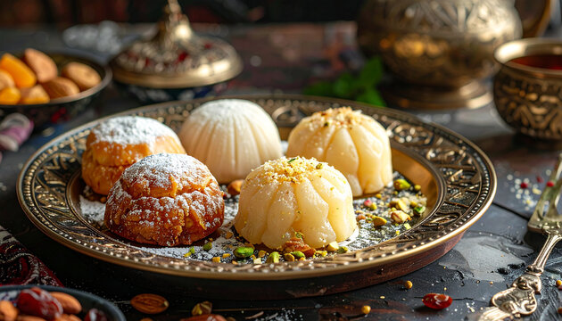 Traditional Middle Eastern Sweet Desserts