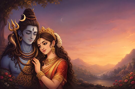 Traditional Mahashivratri Pradosh Vrat Masik Shivratri Nishita Kaal Sital Sasthi puja of Bhagwan Shiv Shankar Bhujang Mahadev Bholenath Mahakal Parvati ShivShakti