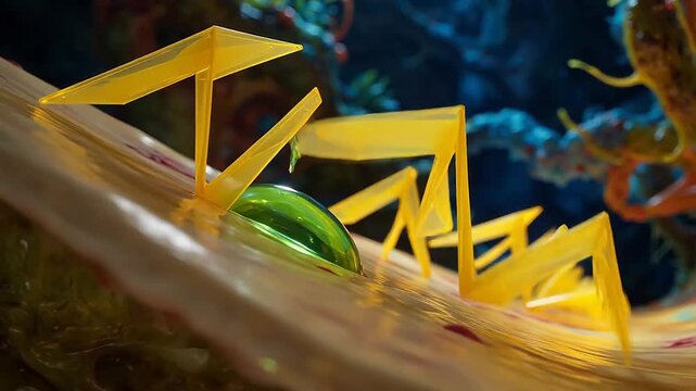 Intracellular Cargo Sorting with Self-Assembled DNA Origami Nanorobots